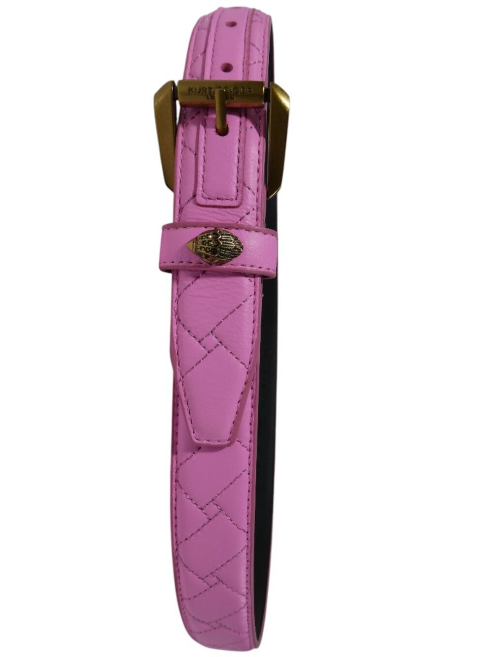 Kurt Geiger London‎ Quilted Leather Hip Belt KG100048 Pink Size M/L